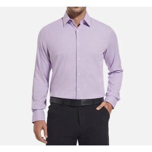 Bundle Of 2Duchamp London Men's Slim Fit Cotton Stretch Purple Shirt